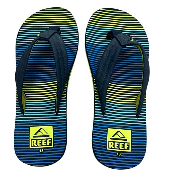 REEF Boys Flip Flops 13 - Picture 1 of 3